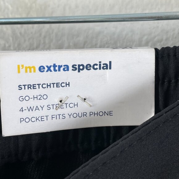 Old Navy Womens XXL Stretchtech Pants Black Straight Full Length Quick Dry Cargo - Picture 5 of 10